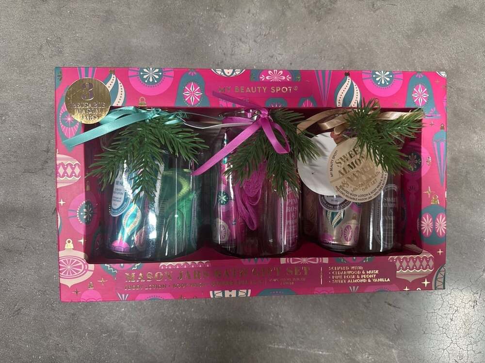 My Beauty Spot Mason Jars Bath Gift Set